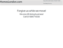 Tablet Screenshot of homeslondon.com
